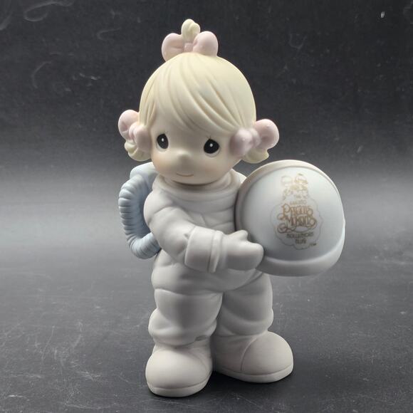 Precious Moments Astronaut Figurine 1991 The Club That's Out of This World - Picture 6 of 7